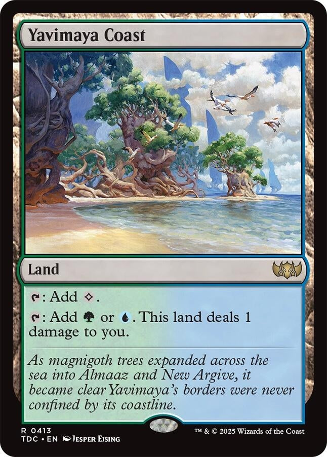 Image for Yavimaya Coast (413) (TDC) - Magic: The Gathering