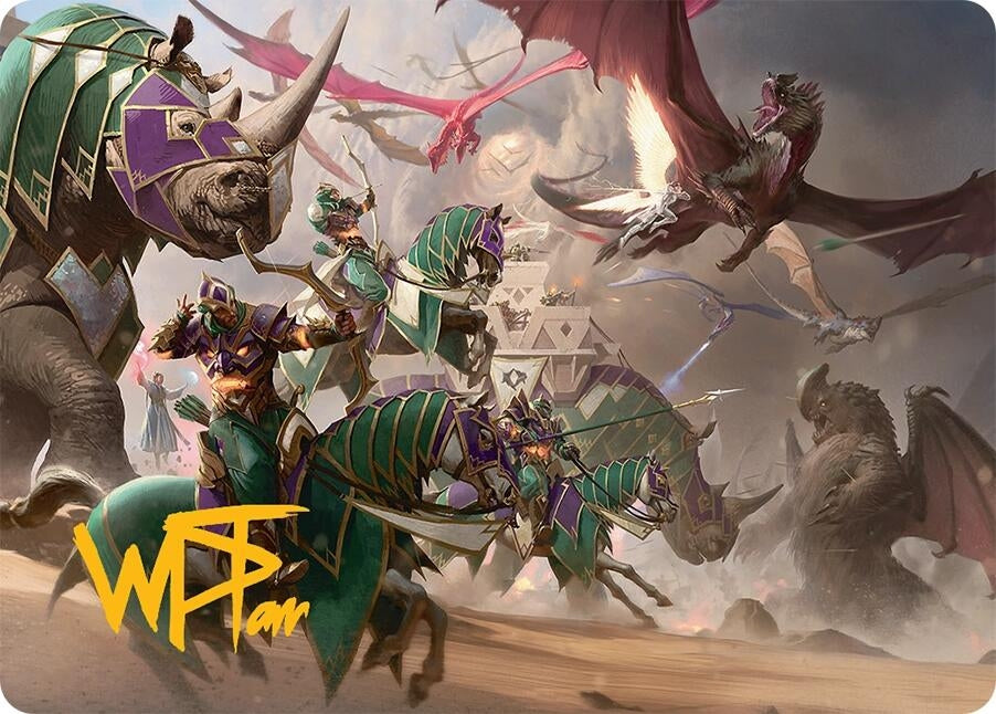 Image for United Battlefront Art Card (5/54) (Gold-Stamped Signature) (5) - Magic: The Gathering