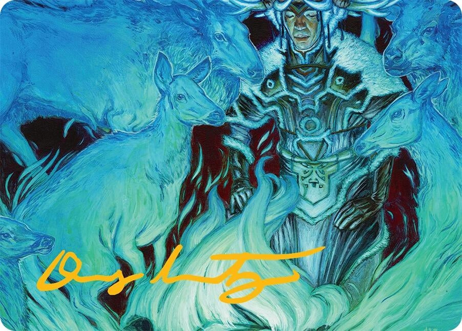 Image for Unending Whisper Art Card (9/54) (Gold-Stamped Signature) (9) - Magic: The Gathering