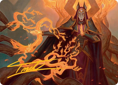 Image for Abzan Devotee Art Card (10/54) (Gold-Stamped Signature) (10) - Magic: The Gathering