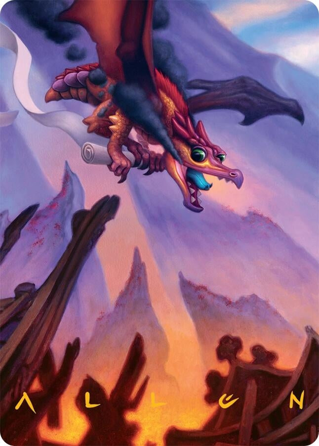 Image for Scavenger Regent Art Card (45/54) (Gold-Stamped Signature) (45) - Magic: The Gathering
