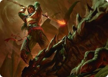 Image for Sarkhan's Resolve Art Card (18/54) (18) - Magic: The Gathering