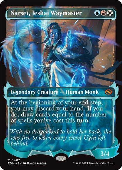 Narset, Jeskai Waymaster (Showcase) (407) (TDM)