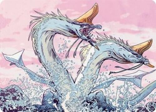 Image for Twinmaw Stormbrood Art Card (39/54) (39) - Magic: The Gathering