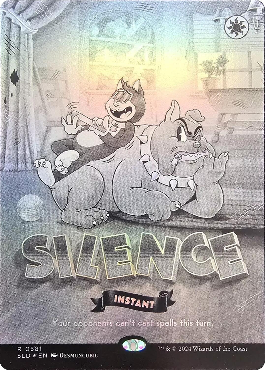 Silence (0881) (Black & White Foil) (881) (SLD)