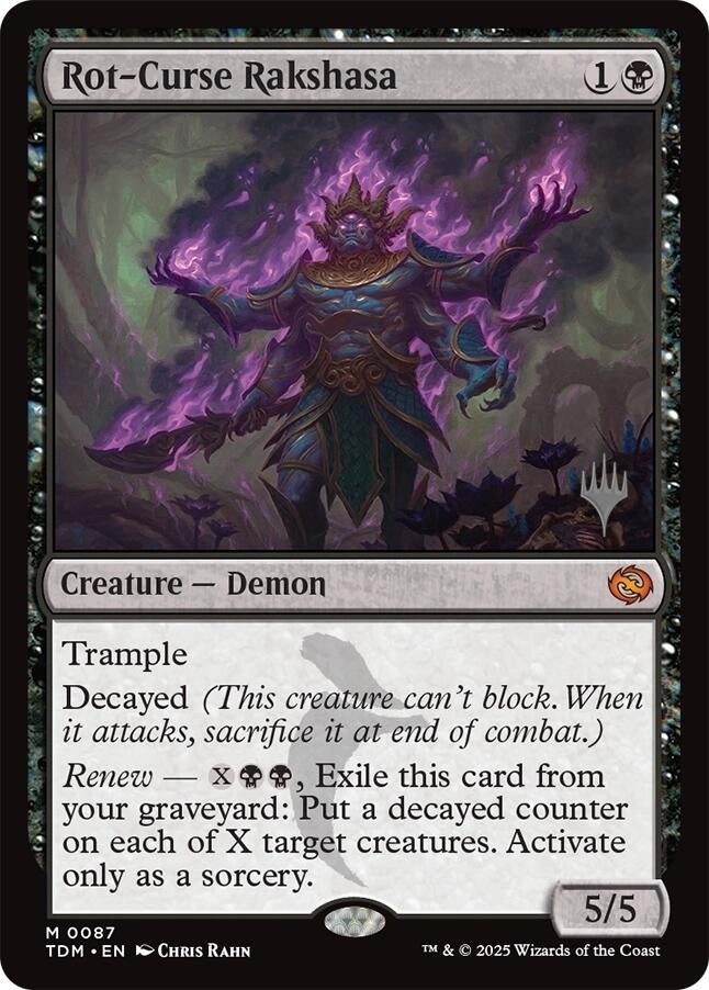 Image for Rot-Curse Rakshasa (87) (PPTDM) - Magic: The Gathering