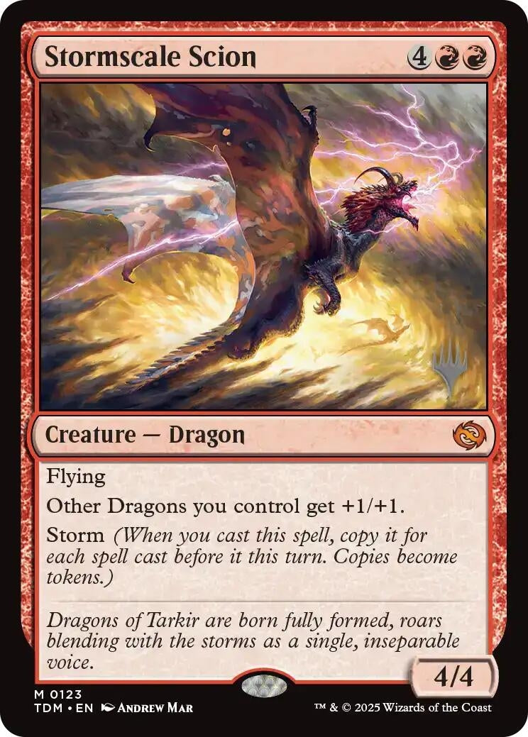 Image for Stormscale Scion (123) (PPTDM) - Magic: The Gathering