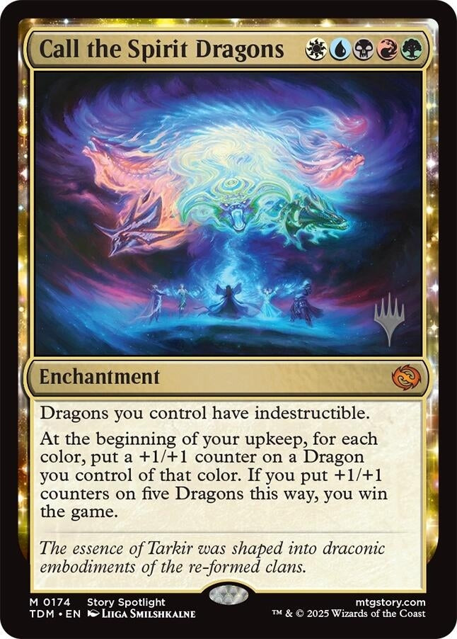 Image for Call the Spirit Dragons (174) (PPTDM) - Magic: The Gathering