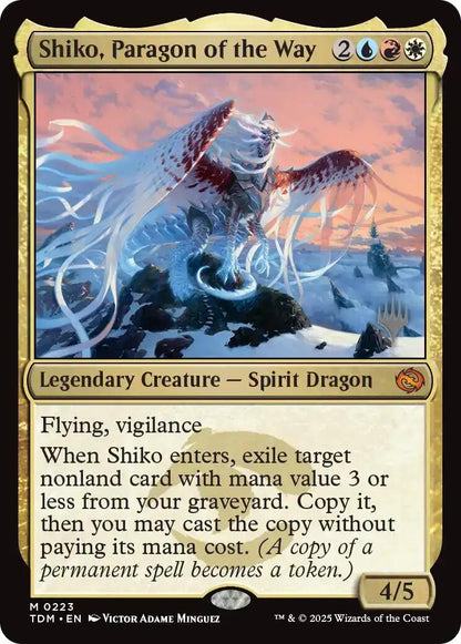 Image for Shiko, Paragon of the Way (223) (PPTDM) - Magic: The Gathering