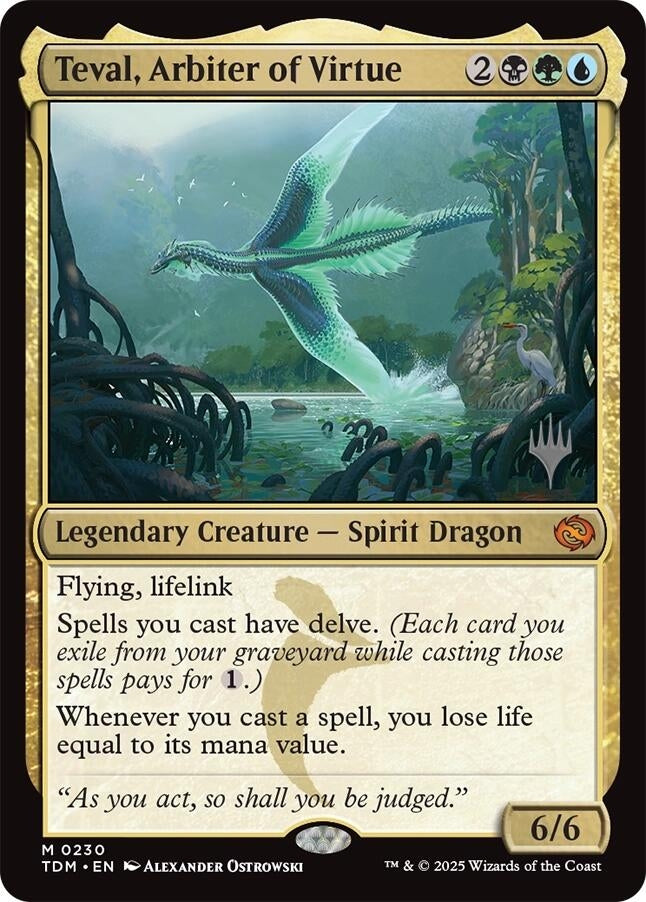 Image for Teval, Arbiter of Virtue (230) (PPTDM) - Magic: The Gathering