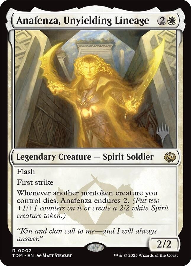 Image for Anafenza, Unyielding Lineage (2) (PPTDM) - Magic: The Gathering