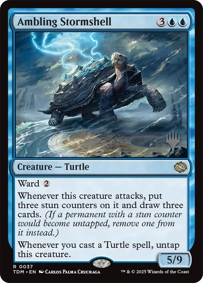 Image for Ambling Stormshell (37) (PPTDM) - Magic: The Gathering