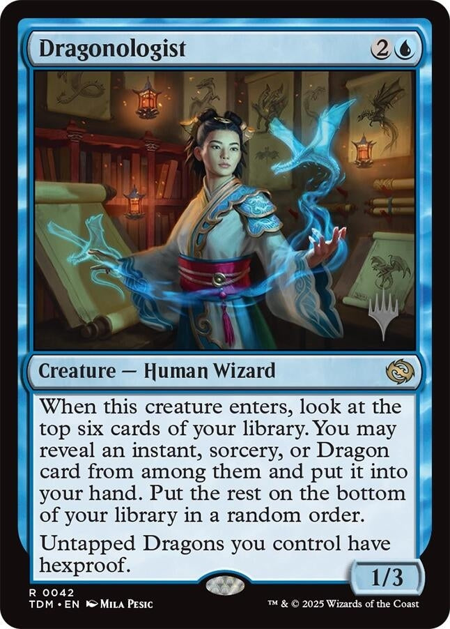 Image for Dragonologist (42) (PPTDM) - Magic: The Gathering