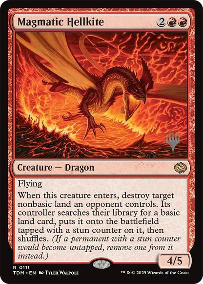 Image for Magmatic Hellkite (111) (PPTDM) - Magic: The Gathering