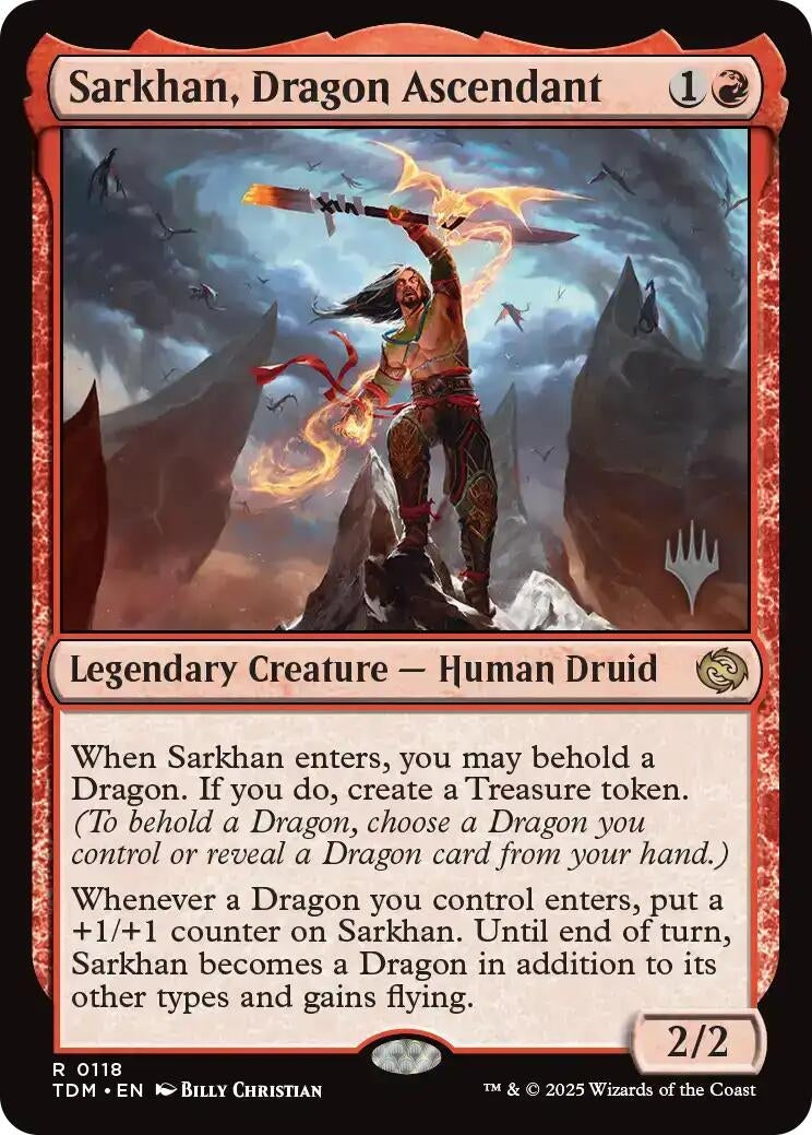 Image for Sarkhan, Dragon Ascendant (118) (PPTDM) - Magic: The Gathering
