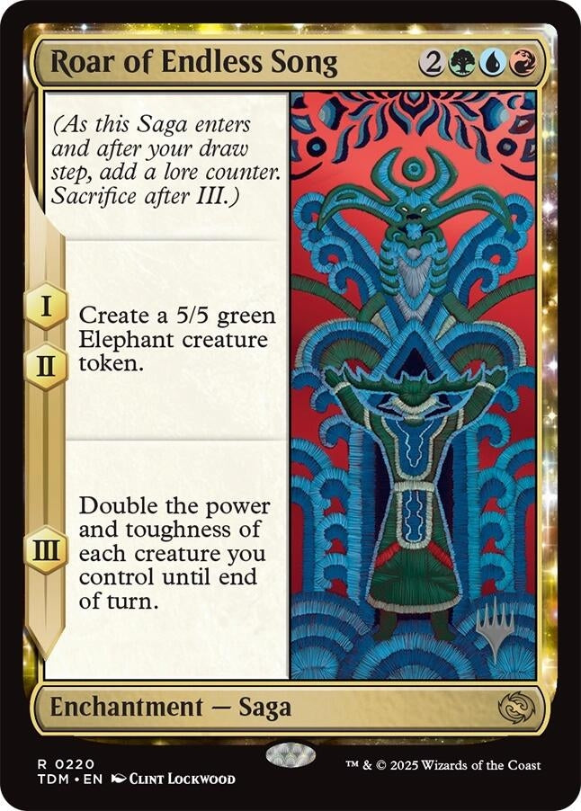 Image for Roar of Endless Song (220) (PPTDM) - Magic: The Gathering