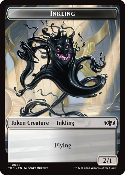 Image for Inkling // Bird Double-Sided Token (28 // 2) (TDC) - Magic: The Gathering