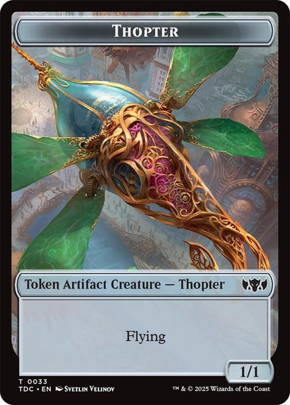 Image for Thopter // Bird Double-Sided Token (33 // 2) (TDC) - Magic: The Gathering