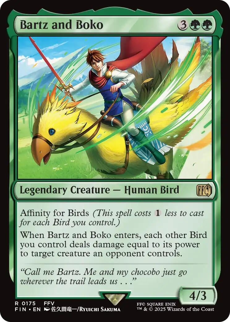 Image for Bartz and Boko (175) (FIN) - Magic: The Gathering