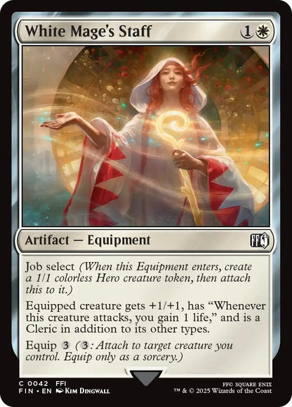 Image for White Mage's Staff (42) (FIN) - Magic: The Gathering