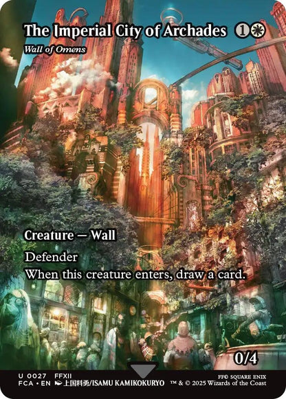 Image for The Imperial City of Archades - Wall of Omens (Showcase) (27) (FCA) - Magic: The Gathering