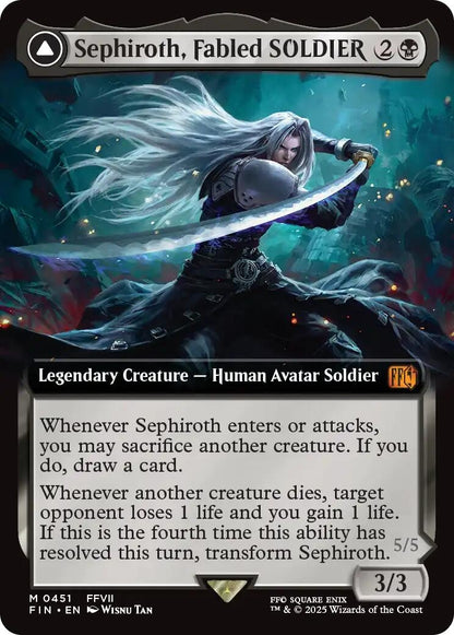 Sephiroth, Fabled SOLDIER (Extended Art) (451) (FIN)