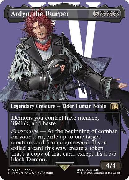 Ardyn, the Usurper (0524) (Borderless) (Surge Foil) (524) (FIN)