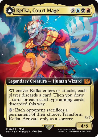Kefka, Court Mage (Extended Art) (496) (FIN)
