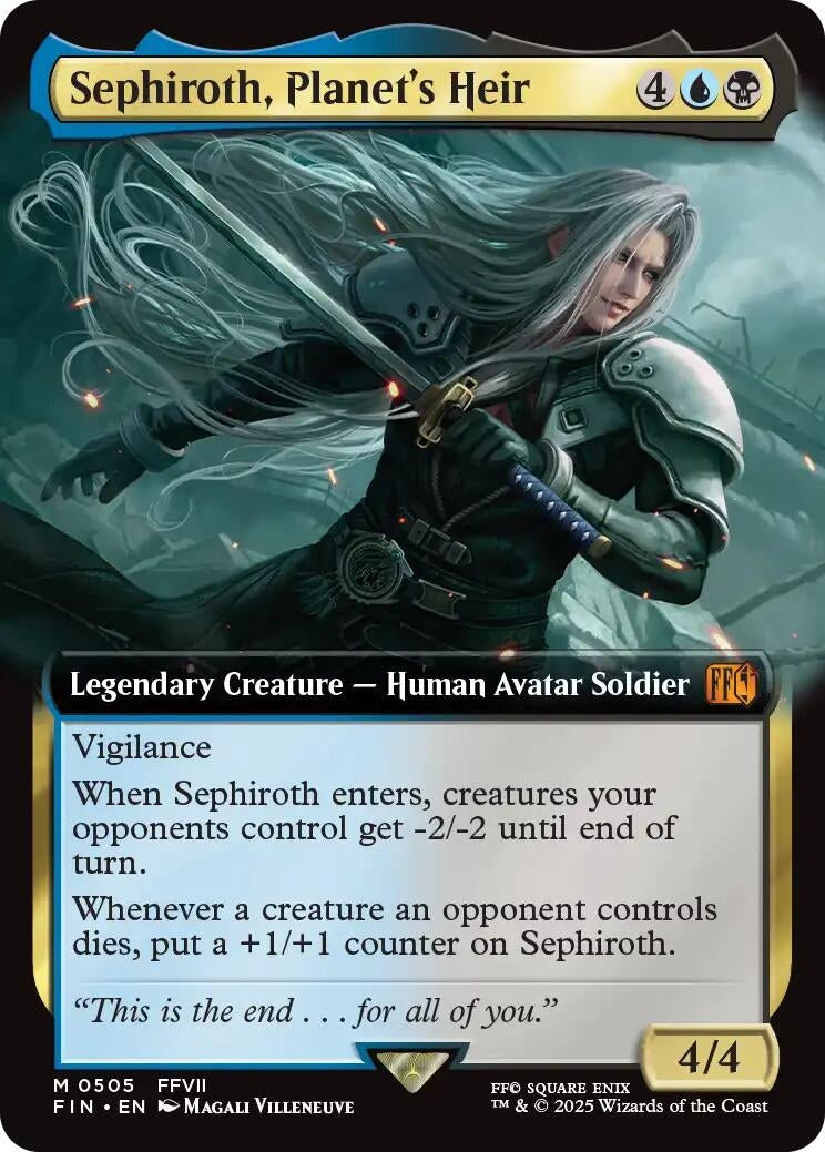 Sephiroth, Planet's Heir (Extended Art) (505) (FIN)