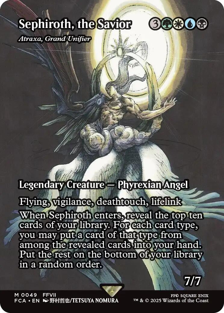 Sephiroth, the Savior - Atraxa, Grand Unifier (Showcase) (49) (FCA)
