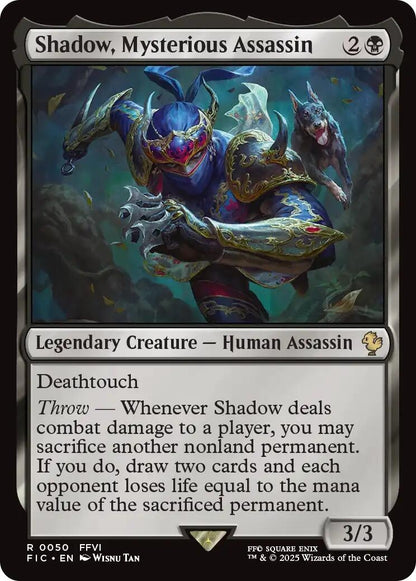 Image for Shadow, Mysterious Assassin (50) (FIC) - Magic: The Gathering