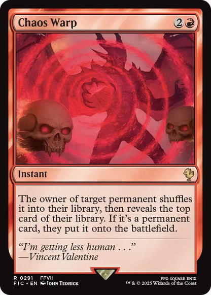 Image for Chaos Warp (291) (FIC) - Magic: The Gathering
