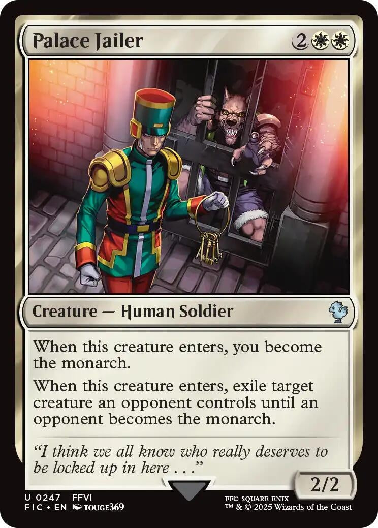 Image for Palace Jailer (247) (FIC) - Magic: The Gathering