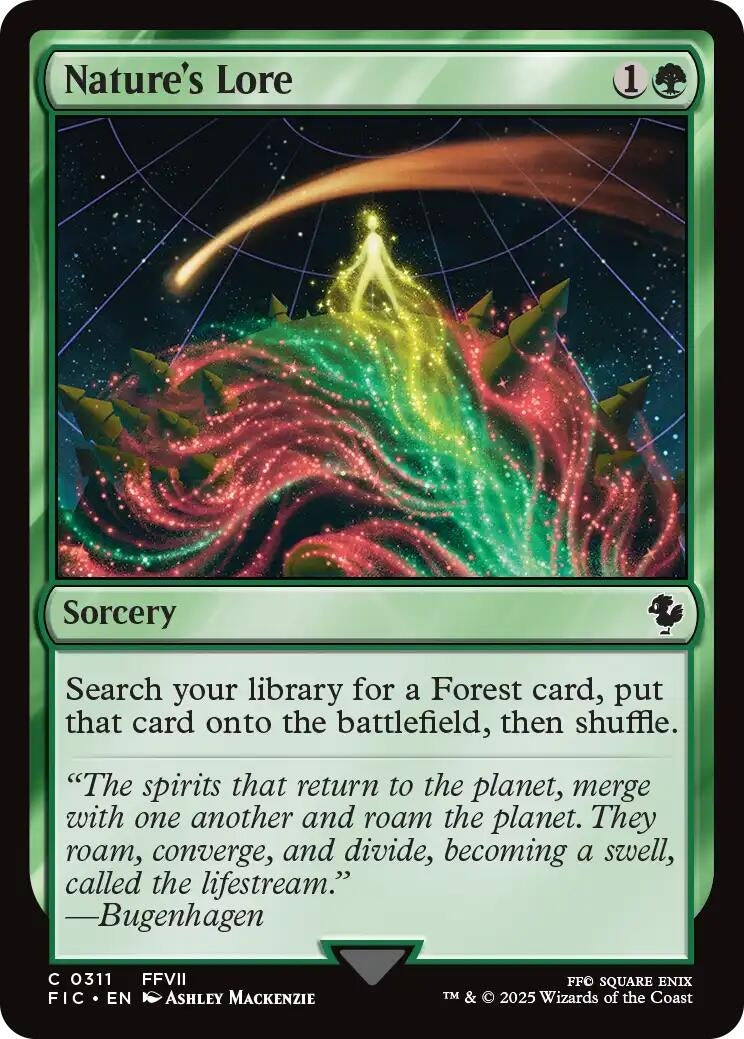 Image for Nature's Lore (311) (FIC) - Magic: The Gathering