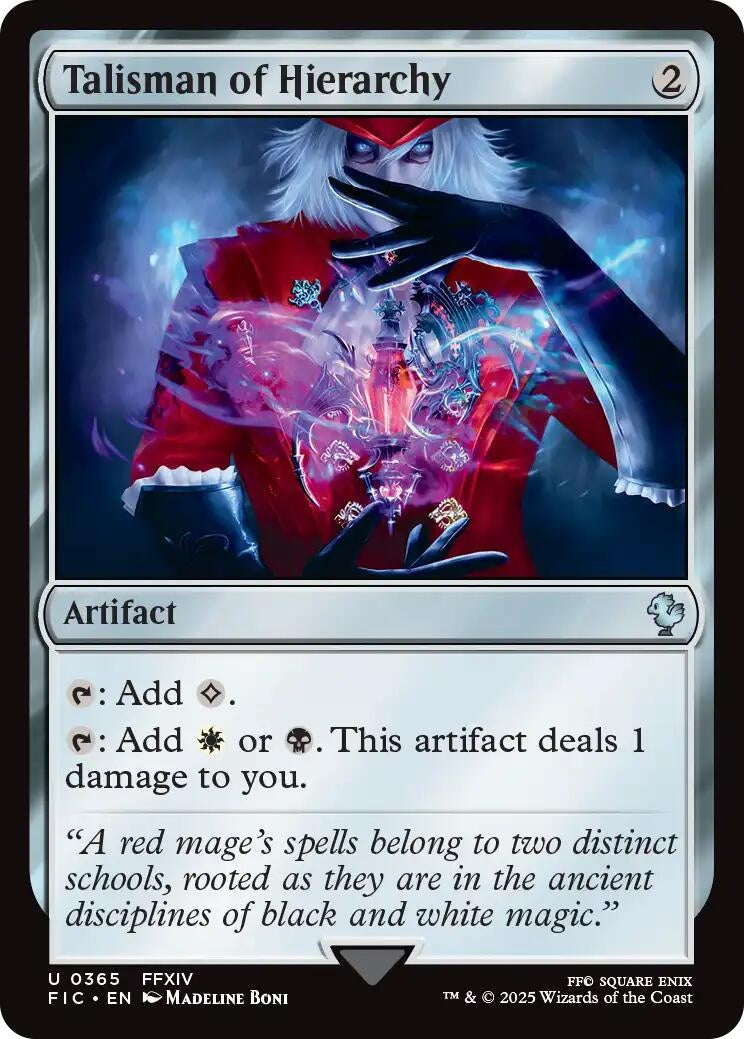 Image for Talisman of Hierarchy (365) (FIC) - Magic: The Gathering