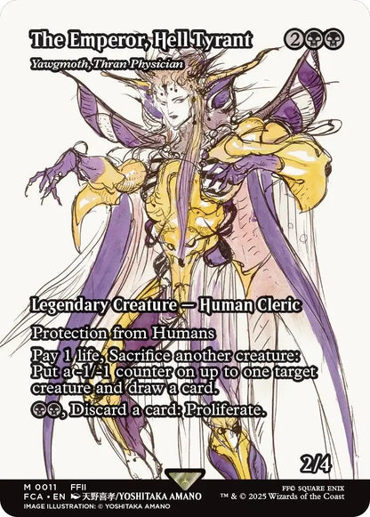 The Emperor, Hell Tyrant - Yawgmoth, Thran Physician (Showcase) (11) (FCA)