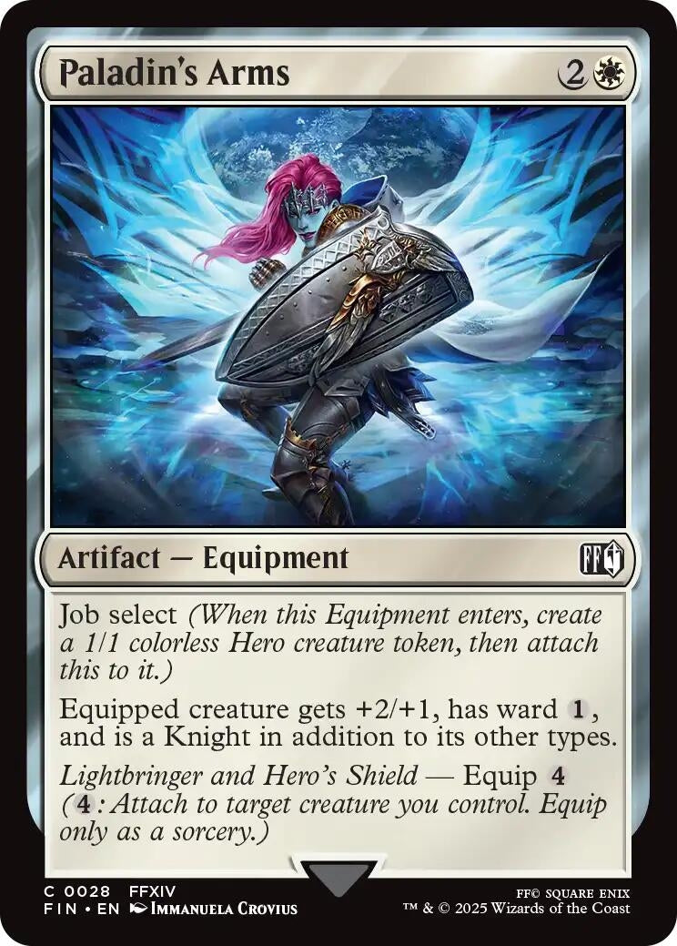 Image for Paladin's Arms (28) (FIN) - Magic: The Gathering