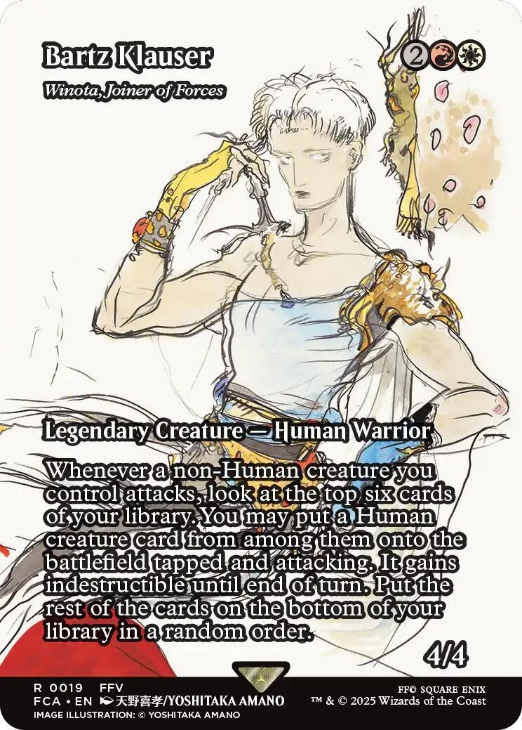Image for Bartz Klauser - Winota, Joiner of Forces (Showcase) (19) (FCA) - Magic: The Gathering