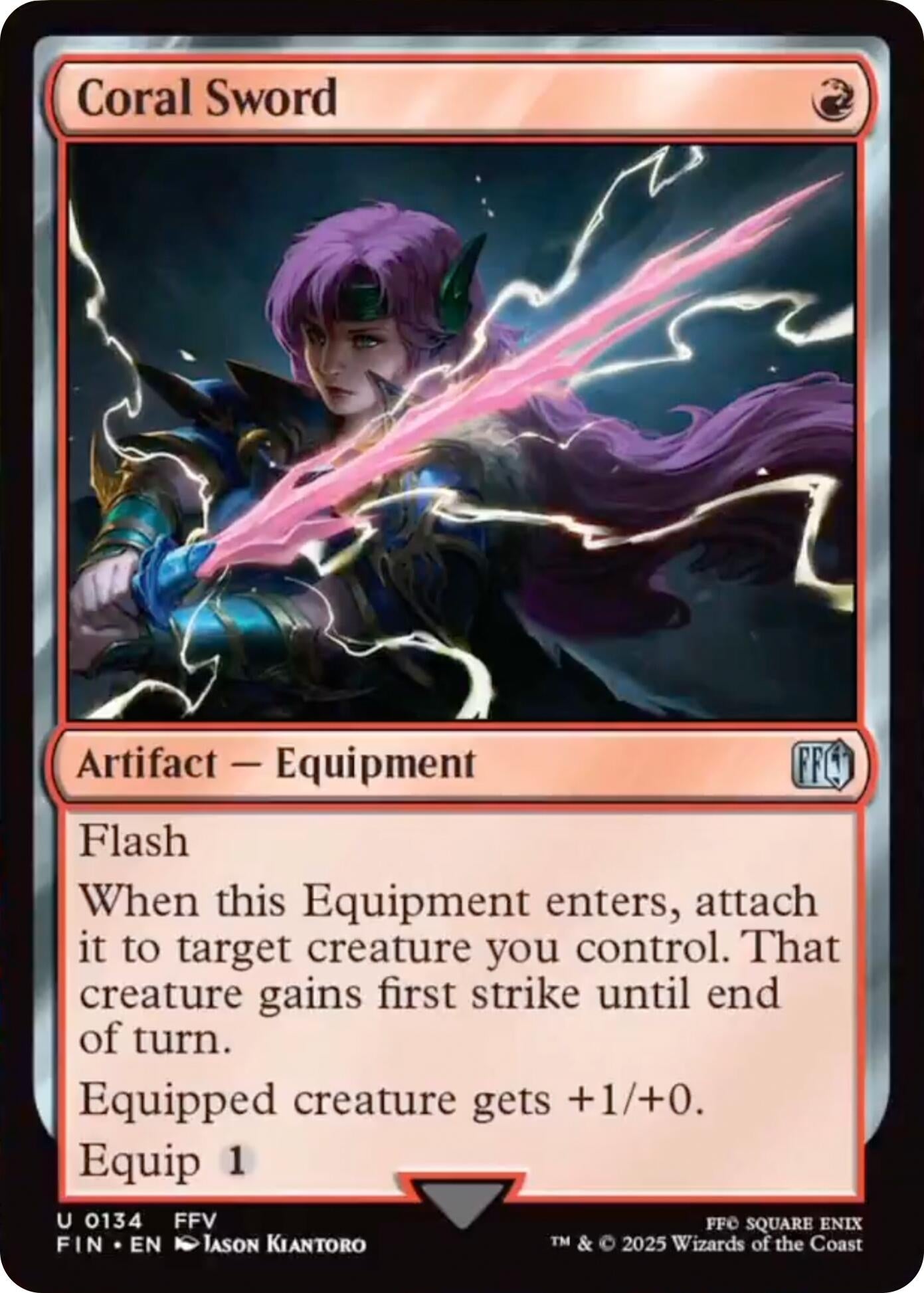Image for Coral Sword (134) (FIN) - Magic: The Gathering