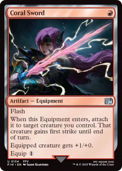 Image for Coral Sword (134) (FIN) - Magic: The Gathering