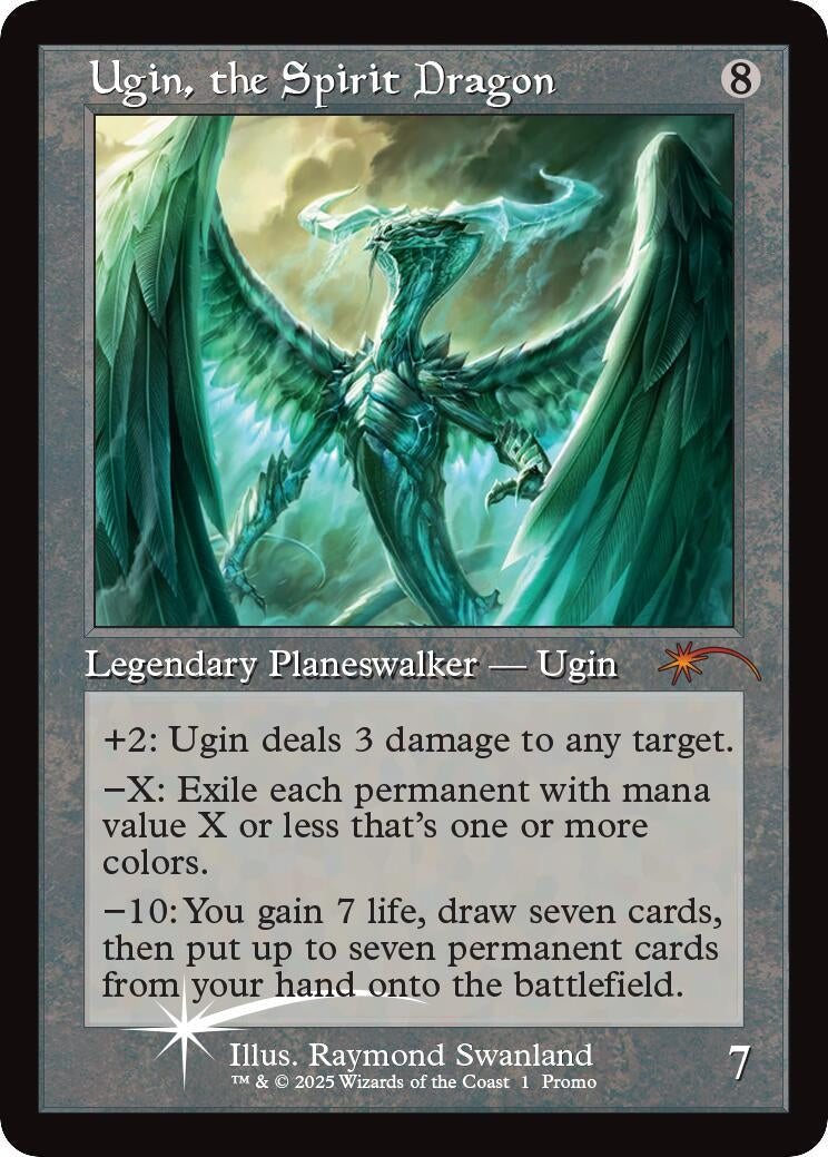 Ugin, the Spirit Dragon (Retro Frame) (1) (MFP)