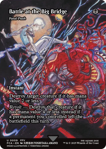 Image for Battle at the Big Bridge - Fatal Push (Showcase) (9) (FCA) - Magic: The Gathering