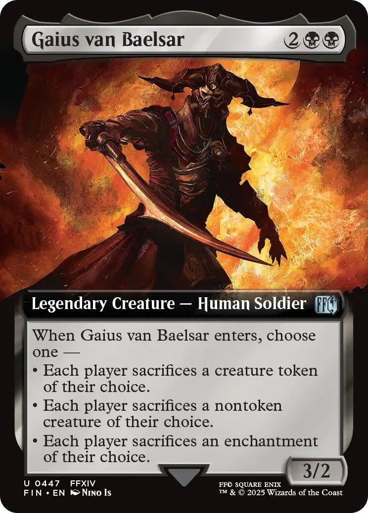 Image for Gaius van Baelsar (Extended Art) (447) (FIN) - Magic: The Gathering