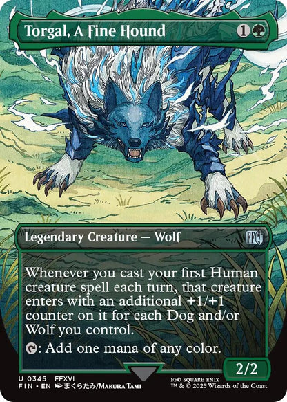 Image for Torgal, A Fine Hound (Borderless) (345) (FIN) - Magic: The Gathering