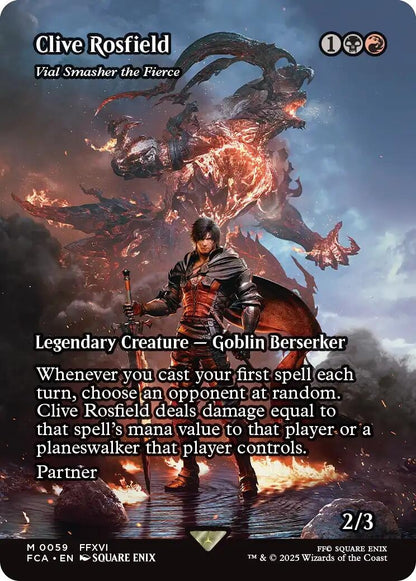 Clive Rosfield - Vial Smasher the Fierce (Showcase) (59) (FCA)