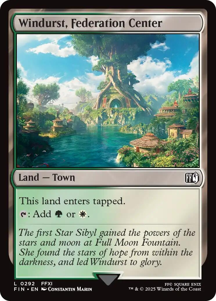 Image for Windurst, Federation Center (292) (FIN) - Magic: The Gathering