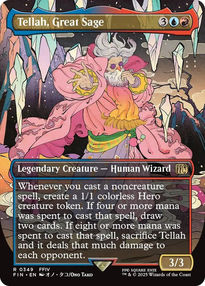 Image for Tellah, Great Sage (Borderless) (349) (FIN) - Magic: The Gathering