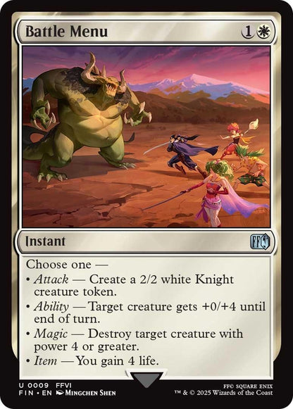 Image for Battle Menu (9) (FIN) - Magic: The Gathering