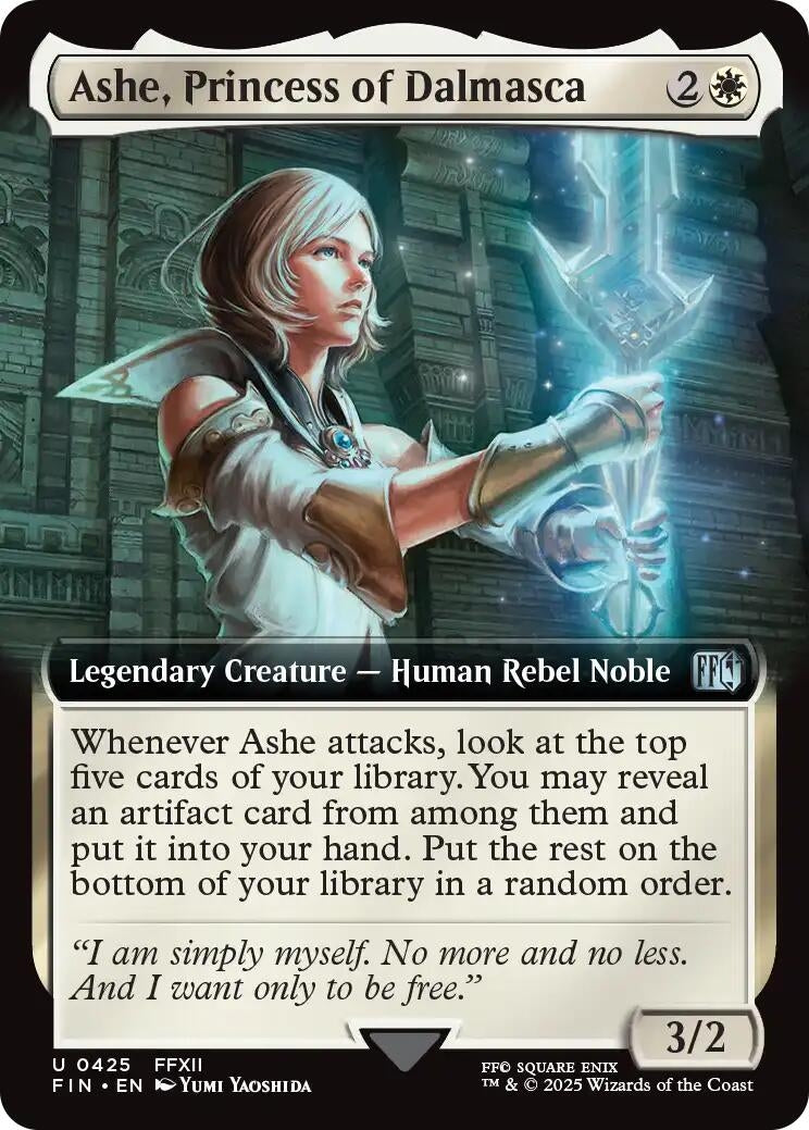 Image for Ashe, Princess of Dalmasca (Extended Art) (425) (FIN) - Magic: The Gathering