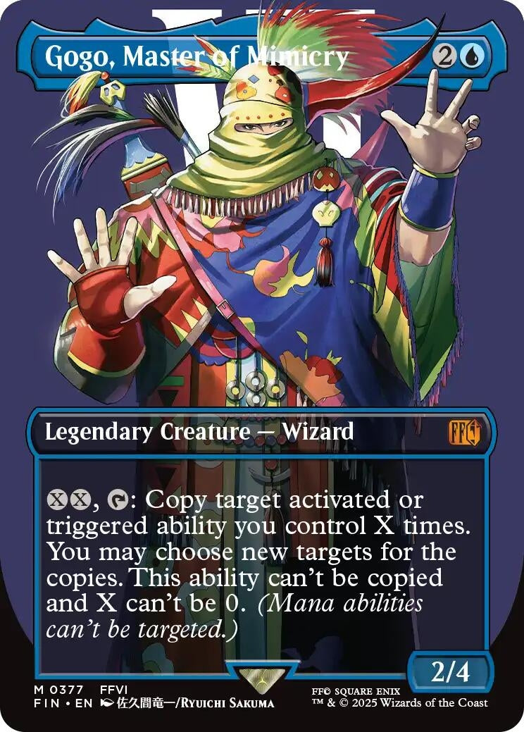 Image for Gogo, Master of Mimicry (Borderless) (377) (FIN) - Magic: The Gathering